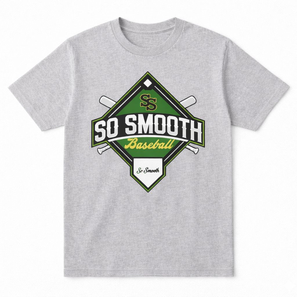 So Smooth Grey Graphic Tee
