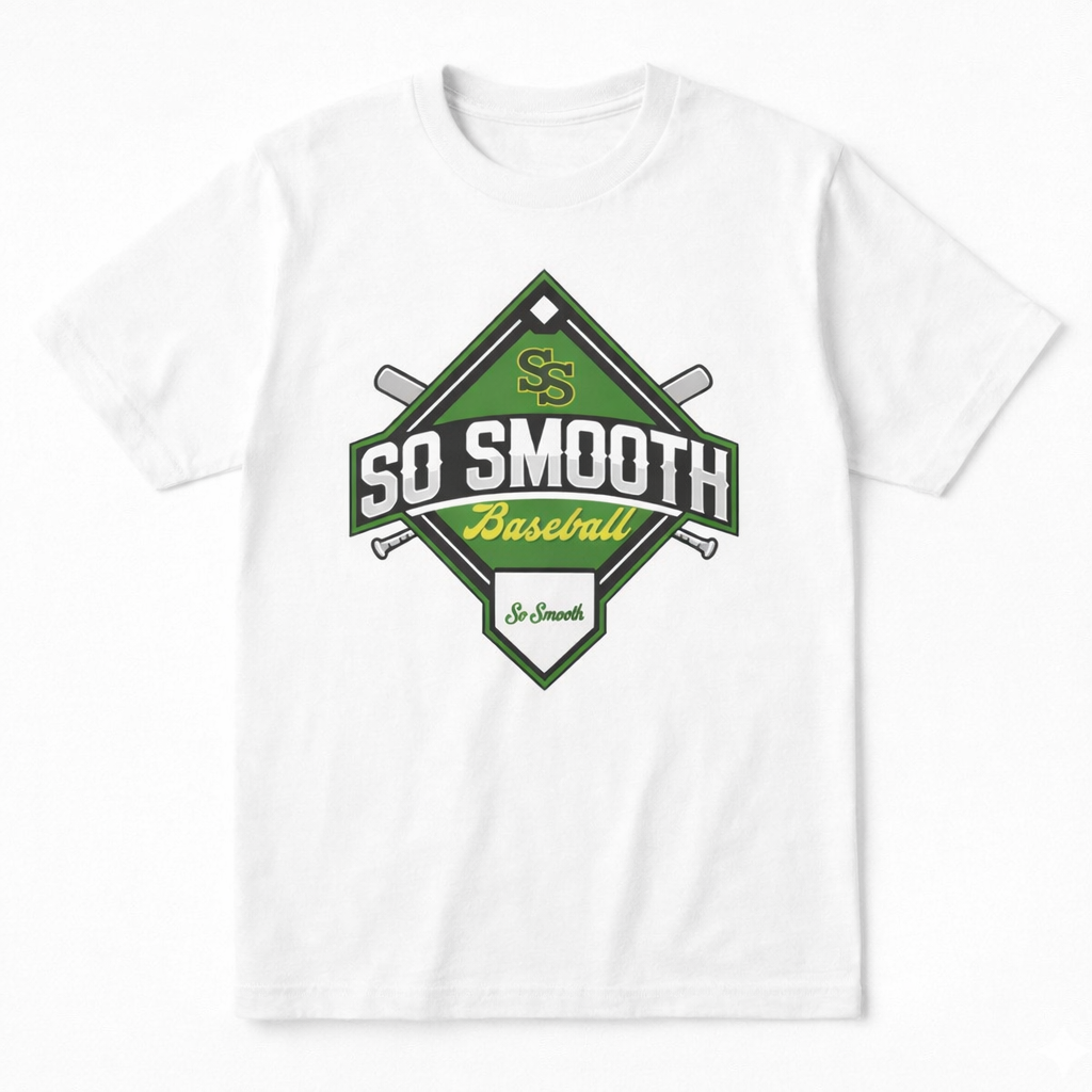 So Smooth White Graphic Tee