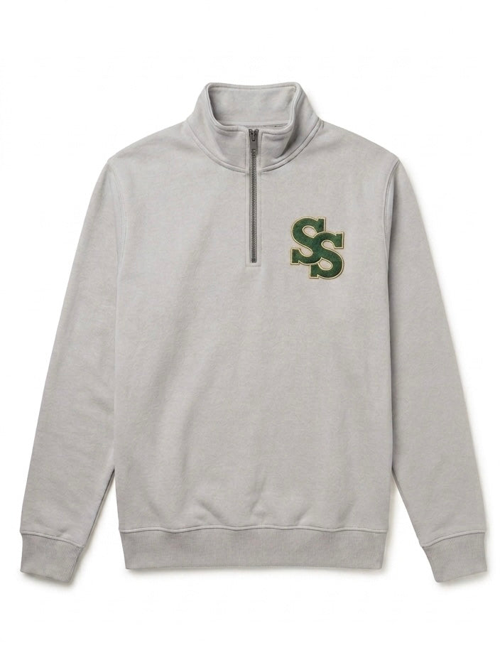So Smooth Grey Quarter Zip