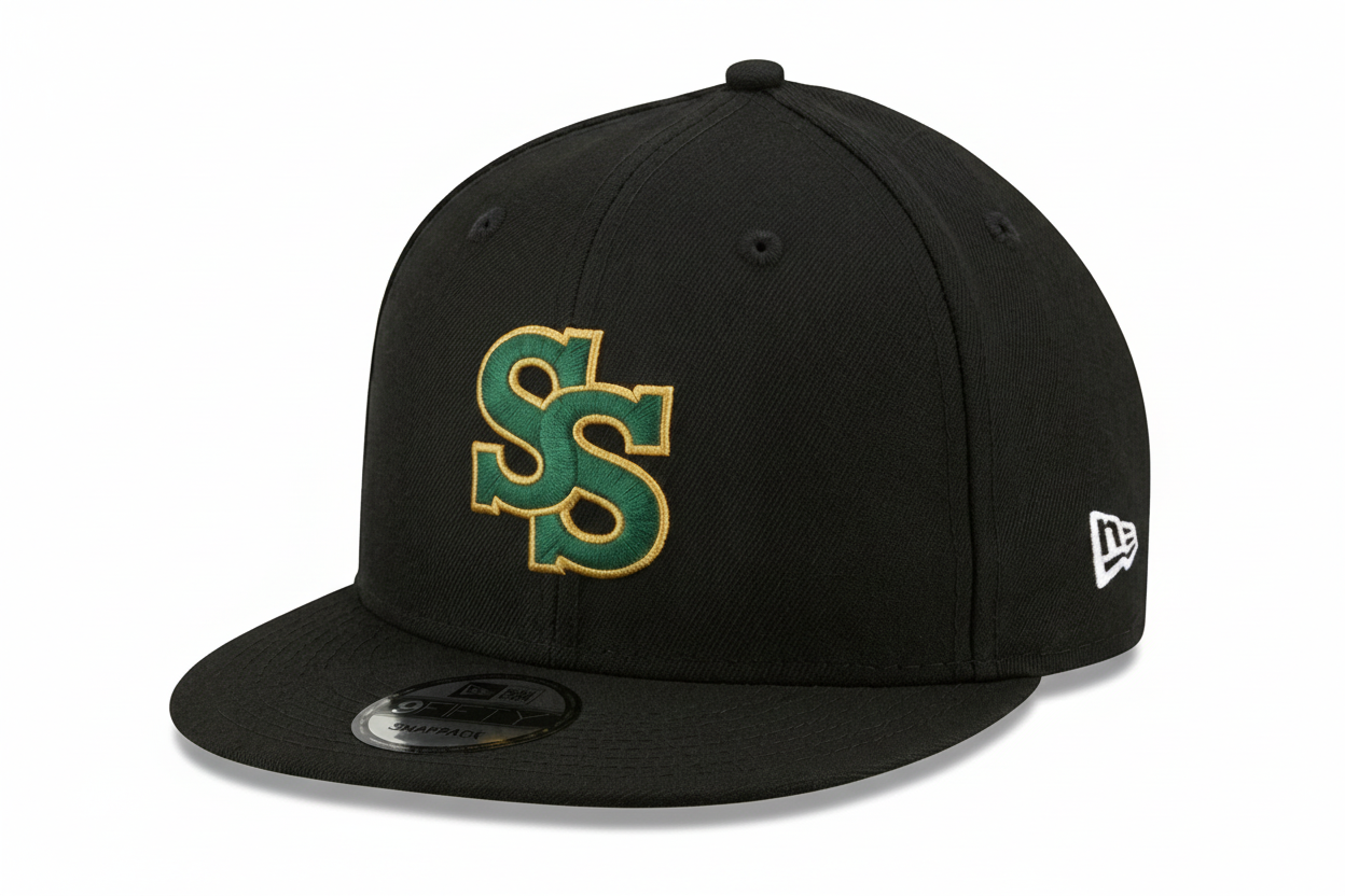SS New Era Black Snapback