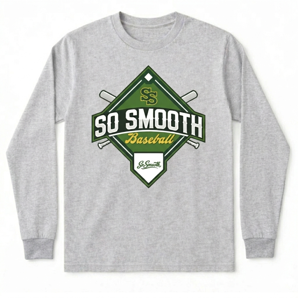 So Smooth Grey Graphic Tee