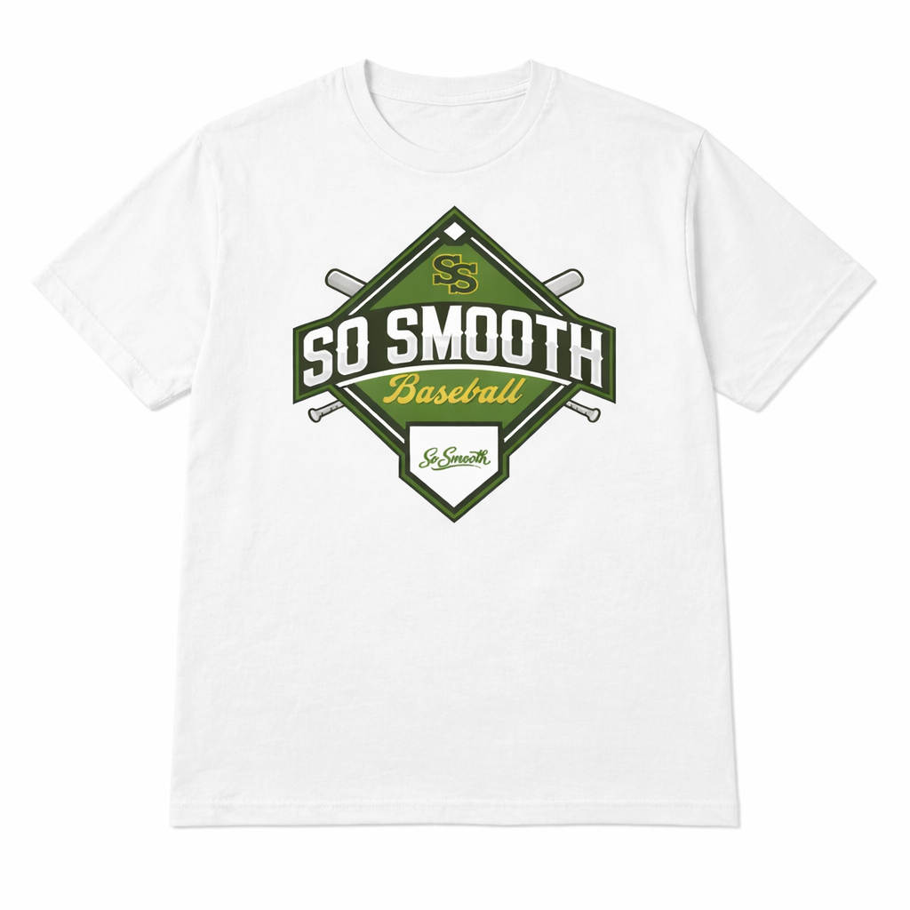 So Smooth White Graphic Tee