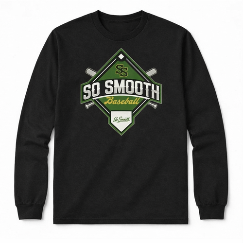 So Smooth Black Graphic Tee