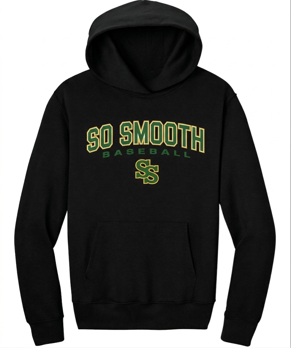So Smooth Black Hoodie